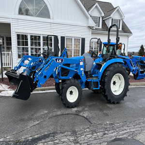 Tracteur LS MT345E/HE de haute qualité et abordable – 45 CV avec chargeur frontal et pelle arrière, bleu, 4x4, diesel, machine agricole utilitaire - Product Image 1