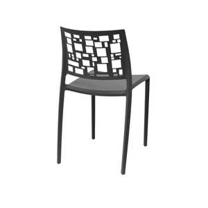 Silla Moderna CUBICARA Ws Diseño Modelo 860 Gris de Polipropileno para Cocina y Restaurante - Product Image 3