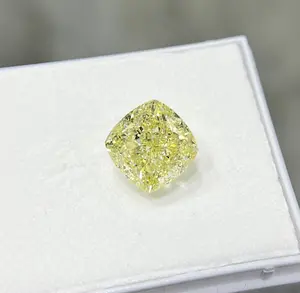 Fancy Yellow GIA Certified 7,02 Ct VS2 Diamante elegante suelto natural de corte de pera brillante modificado para la fabricación de joyas a precio barato