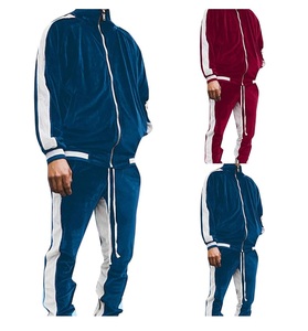 Ensemble de survêtement en velours pour femmes Gym Fitness Wear Costume Pantalon à capuche Ensembles 2 pièces Jogging Survêtement pas cher - Product Image 3