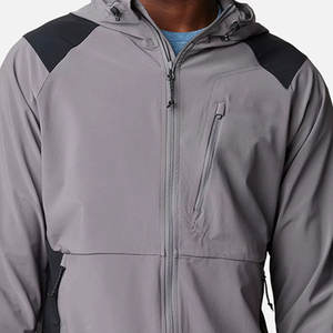 Veste à capuche softshell unisexe personnalisée avec logo personnalisé Imperméable Respirant Polaire Manteau d'hiver imperméable - Product Image 4