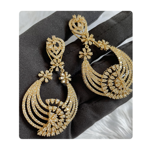 Pendientes de diamantes de moissanita de plata Starling 925 elegantes de calidad superior para ocasiones especiales y glamour diario - Product Image 4