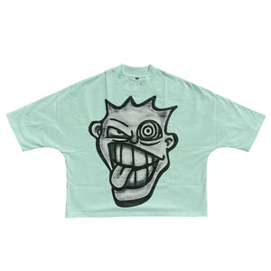 เสื้อยืดครอปไซส์ใหญ่พิเศษสำหรับผู้ชายเสื้อยืดไหล่ปล่อยพอดีตัวเสื้อยืดแนวสตรีทเสื้อยืดผ้าฝ้าย100% ผู้ชาย2025 - Product Image 2