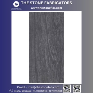 แผ่นวีเนียร์หินหินอ่อนสีดำเข้มแบบยืดหยุ่นกันน้ำเป็นมิตรกับสิ่งแวดล้อมพื้นผิวขัดเงาทนทานดีไซน์ทันสมัย TSF อินเดีย - Product Image 3