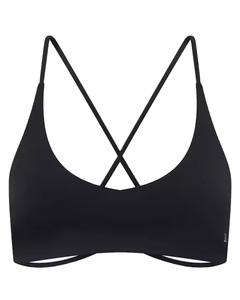 Sujetador deportivo con tiras y espalda descubierta para mujer, top corto con cuello redondo para yoga, fitness, gimnasio, ropa deportiva, sujetador con logo personalizado - Product Image 1