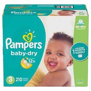 Couches-culottes pour bébé 2026 Pamper Baby Dry Taille 6, 64 unités, imprimées, en pâte fluff, avec canaux anti-fuites 3D, douces, respirantes et absorbantes - Product Image 6