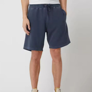 Shorts pour hommes 100% coton de haute qualité Logo personnalisé Vêtements de sport décontractés Motif solide Prix de gros avec service OEM - Product Image 4