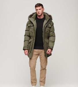 แจ็กเก็ตเสื้อคลุมกันหนาวกันน้ำแบบกลับด้านได้ของผู้ชายผ้าฝ้ายบรรจุในราคาถูกบริการ OEM - Product Image 3