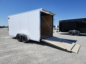 2027 US Cargo 7x16 Enclosed Cargo <b>Trailer</b> Contractor Landscaping Equipment Hauler Tandem Axle V-Nose <b>Trailer</b> 84" Height for sale - Product Image 4