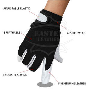 ถุงมือหนังประกอบงานคุณภาพสูง ทนทาน กันลื่น ระบายอากาศดี ไม่มีซิลิโคน ไม่มีแป้ง ปลอดภัย ขายส่ง - Product Image 4