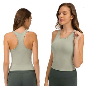 2024 mujeres Buttery suave algodón Spandex cómodo Fitness Tank Top mujeres Tank Top Oem servicio diseño personalizado hombres camiseta sin mangas - Product Image 5