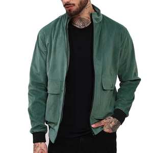 Veste bomber d'hiver pour homme avec logo personnalisé, fabricant OEM, veste zippée décontractée haut de gamme, imperméable, 100% soie, haute qualité, légère - Product Image 1