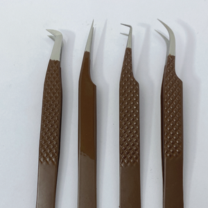 Pinzas con logotipo personalizado, de acero inoxidable, para extensiones de pestañas - Product Image 3