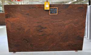 Comptoirs de carreaux de granit multicolore rouge de haute qualité Villas modernes élégantes et durables Prix compétitifs Grandes dalles polies Inde - Product Image 3