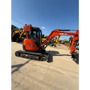 Excavadora de cadenas pequeña Kubota U35 usada de 3.5 toneladas, original de Japón, con certificación EPA y CE para construcción de ingeniería. - Product Image 3