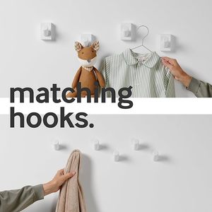 Modern Scandinavian Bamboo Style Wooden Coat Hooks Wall Mount Coat <b>Rack</b> for Bedroom Bathroom Kitchen Home Decor - Product Image 4