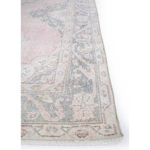 พรมขนสัตว์สีน้ำตาลเบจวินเทจถักมือ รุ่น Pae-666 ลายเหรียญตรา สำหรับห้องนั่งเล่น พรมปูพื้นบ้าน สำหรับโถงทางเดิน รูปทรงสี่เหลี่ยมผืนผ้า สำหรับวัยรุ่น - Product Image 4