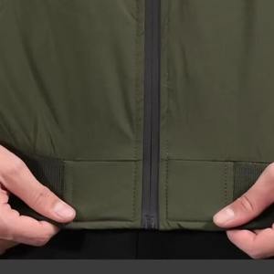 Chaqueta Bomber de Invierno de Nuevo Diseño para Hombre, Venta al por Mayor, Alta Calidad, con Cierre, Impermeable, Cortavientos, Transpirable, Informal, de Lona de Algodón, OEM - Product Image 5