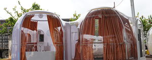 Hot Khu Nghỉ Mát Glamping Tùy Chỉnh Cắm Trại Ngoài Trời Container Nhà Cho Bán Trong Suốt Nhà Bong Bóng Khách Sạn Polycarbonate Dome Lều - Product Image 5