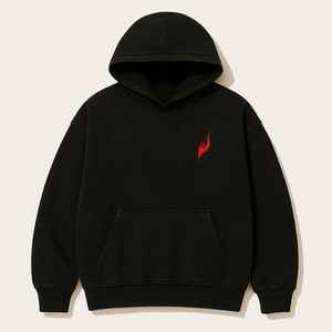 Sweat-shirt à capuche unisexe 100% coton surdimensionné pour l'hiver avec broderie 3D et impression numérique, respirant et coupe-vent - Product Image 5