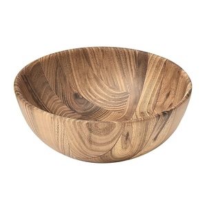 Bol en émail imprimé nouveau Design vaisselle alimentaire bol de service alimentaire en gros bol à pop-corn en bois fait à la main - Product Image 6