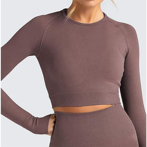 Women's Elastic <b>Waist</b> Spandex Yoga Wear Sublimation Printed Crop Top & Legging Pant for Gym Fitness Fashion Sports - Product Image 3