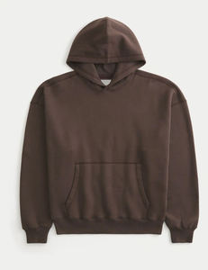 OEM Sweats à capuche en molleton de haute qualité prêt à l'emploi, surdimensionnés, solides, chauds et respirants, avec broderie et sérigraphie - Product Image 6