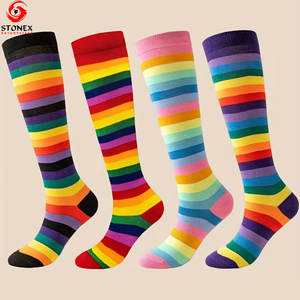 Calcetines Largos de Algodón y Elastano para Mujer, Cálidos para Otoño, de Alta Calidad, Suaves, de Secado Rápido, para Uso Diario - Product Image 6