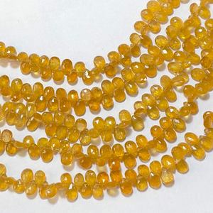 ลูกแพร์รูปลูกแพร์ของ Fanta Tourmaline สำหรับเครื่องประดับอัญมณีสีเหลืองธรรมชาติ - Product Image 3