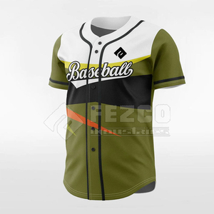 Maillot de baseball pour hommes grande taille 2025 Meilleure vente Respirant Séchage rapide Personnalisable 100% polyester Vêtements de sport - Product Image 3