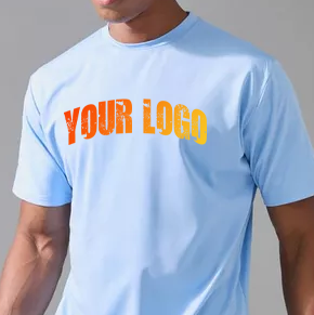 2025 tendance article 100% coton haither gris t-shirts pour hommes personnalisé sérigraphié logo coupe ample respirant hommes t-shirt - Product Image 2