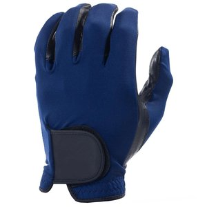 Spandex bleu marine en tissu haute Performance avec gants de golf faits à la main en cuir Cabretta gants de golf antidérapants en cuir personnalisés - Product Image 6