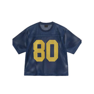 Camisetas de Fútbol Personalizadas con Estampado, Camiseta Deportiva Transpirable Estilo Americano para Adultos, Ropa de Calle, Camiseta de Malla, Camiseta Informal de Moda - Product Image 2