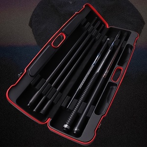 Coffret de queue de billard CUPPA de haute qualité 3B4S, grande capacité, boîte à queue en ABS à double compartiment, noir, vente directe d'usine - Product Image 5