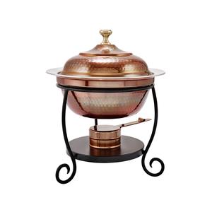 เครื่องอุ่นอาหารโลหะบุฟเฟ่ต์ดีไซน์แฟนซีอุปกรณ์สำหรับโรงแรมใช้ในบ้านและโรงแรม - Product Image 2
