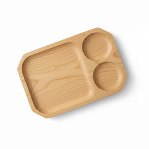 Eco-Friendly Natural Wooden <b>Tray</b> with Handles for Serving Food and <b>Drinks</b> Modern Design for Party Use - Product Image 1