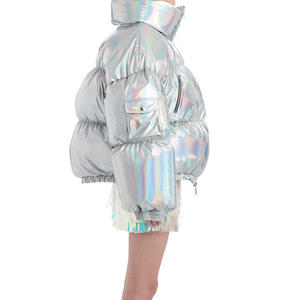 2024 Best Selling Puffer <b>Jackets</b> Wholesale Pakistan - Customized Quilted Puffer <b>Jacket</b> <b>Zip</b>-<b>Up</b> Bubble <b>Jackets</b> for <b>Women</b> - Product Image 3