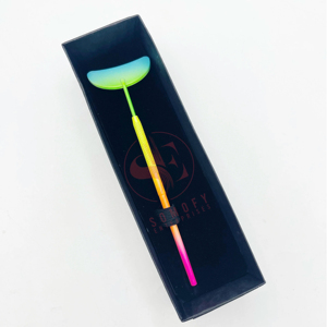 Pince à cils miroir multicolore style Haf Moon Marque privée Outil carré en acier inoxydable Extension de cils Coeur Papillon - Product Image 2