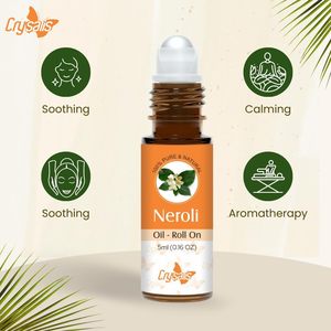 คริสซาลิส เพียว แอนด์ เนเชอรัล เนโรลี่ อีสเซนเชียล ออยล์ โรลออน 5 มล. 0.16 ออนซ์ พร้อมอโรมาเธอราพีสำหรับดูแลเส้นผม - Product Image 4