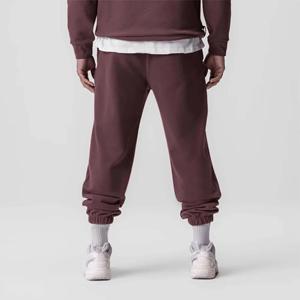 Sweatpants 100% Cotton Sweatpants <b>Jogger</b> Custom Logo Sweatpants New Style <b>Baggy</b> Straight Pants for Men - Product Image 2