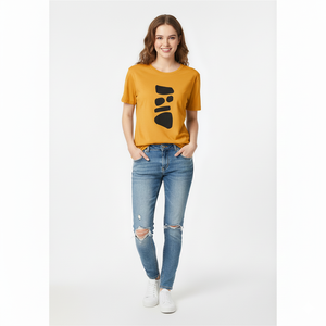 Camiseta Premium para Mujer, Tela Suave, Ajuste Casual, Ligera, Material Cómodo, Cuello Redondo, Estilo Diario para Uso en Exteriores - Product Image 2