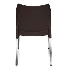 Silla de metal y plástico convertible de diseño minimalista para uso doméstico para comedor o muebles - Product Image 3