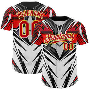 Vente en gros de maillot de baseball authentique fournisseur d'équipe personnalisé en vrac tissu léger respirant confort durable pour les ligues - Product Image 4