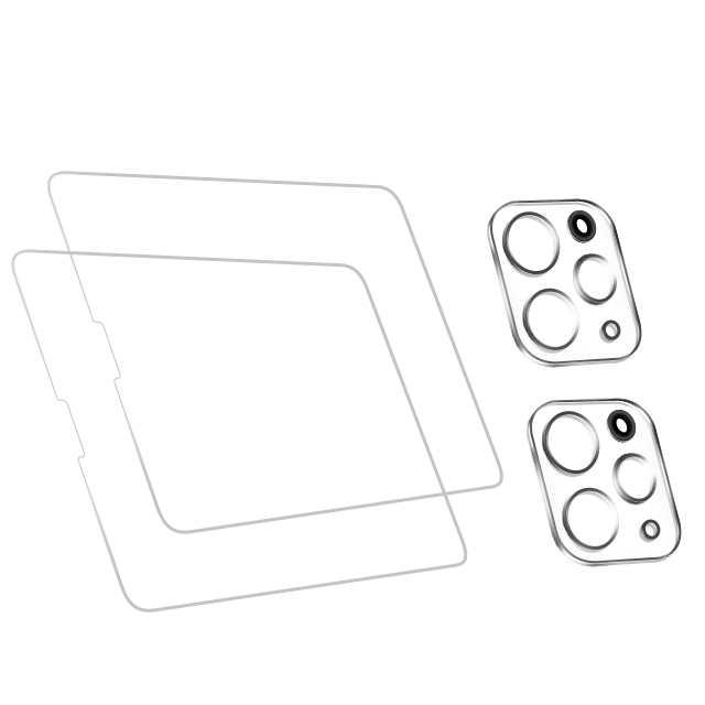 $0,9-$1,9 Vidrio templado con cámara Len película