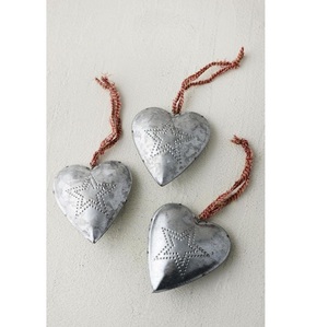 Ensemble de 2 décorations de Noël suspendues en fer galvanisé de haute qualité, faites à la main, pour une décoration de maison festive et chaleureuse - Product Image 6