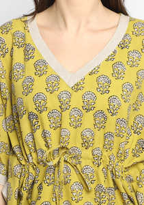 Nuevo Kaftán Boho Hippie 2026 para Mujer, Top de Playa de Manga Corta, Silueta Holgada y Sexy, Mini, Lavable, Ideal para Vacaciones - Product Image 2