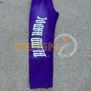 Sudaderas con capucha y cremallera de alta calidad, precio al por mayor, chándal de algodón estampado, ropa de invierno con cremallera inferior de talla grande - Product Image 5