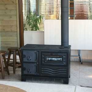 Dorello MF65 Modelo 40 cm Horno de vidrio de hierro fundido grande Estufa Aparato de cocina - Product Image 4