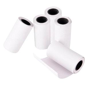 Rollo de papel térmico de recibo de papel de caja registradora blanca de una sola capa de 57x50mm - Product Image 5