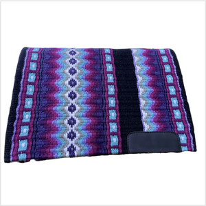 Tapis de selle Comfort Plus Western Show en laine extra néo-zélandaise pour l'entraînement et les spectacles - Product Image 1